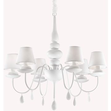 Żyrandol BLANCHE 035581 6x40W/E14 ip20 od Ideal Lux