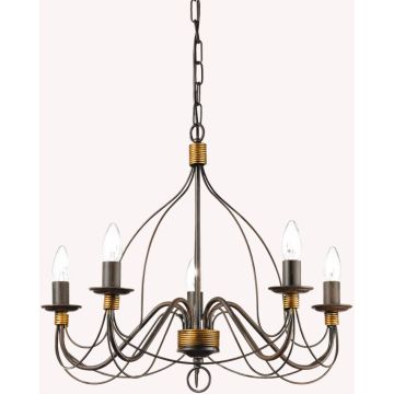 Żyrandol CORTE 057187 5x40W/E14 ip20 od Ideal Lux