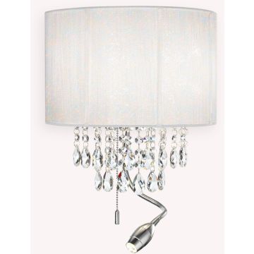 Kinkiet OPERA 068268 1x40W/E14+1x1.5W/LED ip20 od Ideal Lux