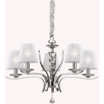 Żyrandol PEGASO 066448 5x28W/E14 ip20 od Ideal Lux