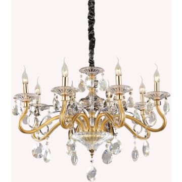 Żyrandol NEGRESCO 087764 8x28W/E14 ip20 od Ideal Lux