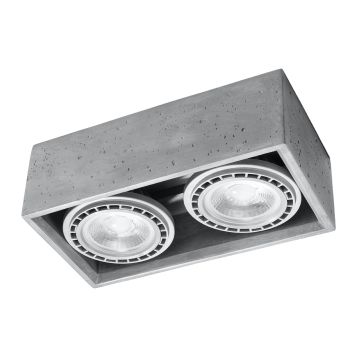 Downlight natynkowy QUATRO 2 SL.0884 2x40W/GU10 IP20 od Sollux