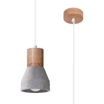 Lampa wisząca QUBIC SL.0964 1x60W/E27 IP20 od Sollux
