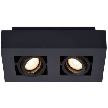 Downlight natynkowy XIRAX 09119/11/30 2200k 2x5w/gu10 320lm ip20 od Lucide