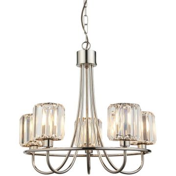 Żyrandol Berenice 104108 5x6w/e14 ip20 od Endon