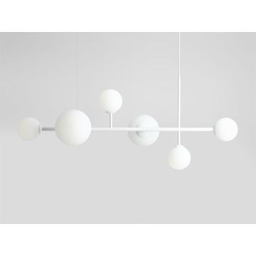 Lampa wisząca DIONE 1092K 4x40W/E14+2x60W/E27 od Aldex