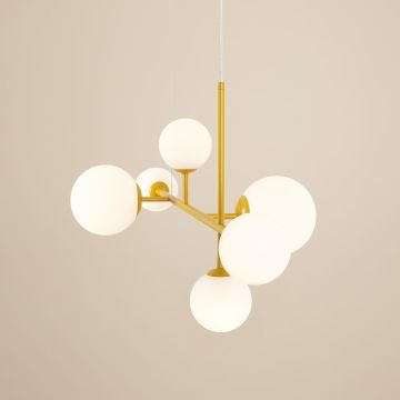 Lampa wisząca DIONE 1092K14 4x10W/E14|2x15W/E27 IP20 od Aldex