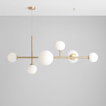 Lampa wisząca DIONE 1092K40 4x40W/E14+2x60W/E27 od Aldex