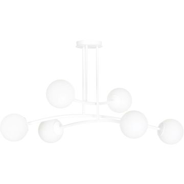 Lampa sufitowa HALLDOR 6 WHITE 1025/6 6x40W/E14 IP20 od Emibig