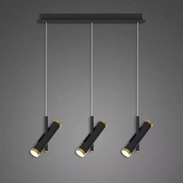 Lampa wisząca Lunette LA062/CL3_black 3000K 6x3W/LED 1080lm IP20 od Altavola Design