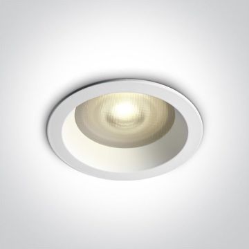 Downlight wpuszczany The Dark Light 10105R2P/W 1x10W/GU10 IP65 od One Light