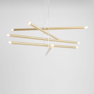 Lampa wisząca TUBO 1072M40 10x40W/E14 od Aldex