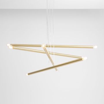 Lampa wisząca TUBO 1072P40 8x40W/E14 od Aldex