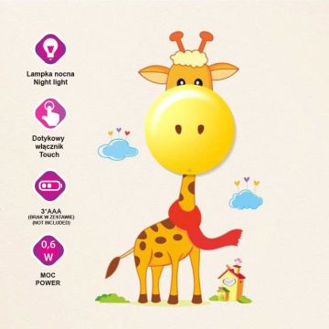 Lampa ścienna 114 GIRAFFE od Milagro