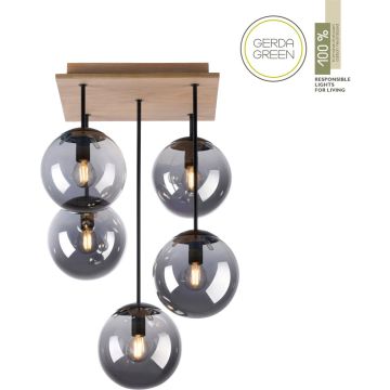 Lampa sufitowa GREEN WIDOW 11395-79 5x25W/E14 ip20 od Paul Neuhaus