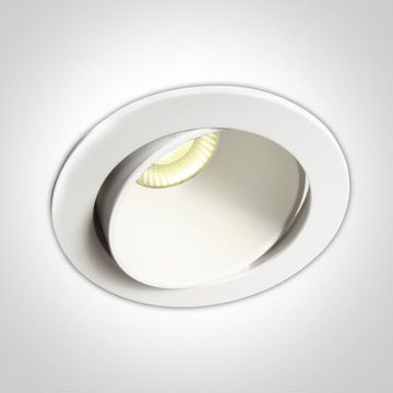 Downlight wpuszczany The Bathroom 11106PK/W/W 3000K 1x8W/LED 850lm IP54 od One Light