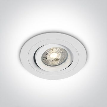 Downlight wpuszczany The Dual Ring 11105ABGL/W 1x10W/GU10 IP20 od One Light