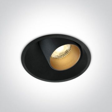 Downlight wpuszczany The Recessed Cylinders 11111C/B/W 3000K 1x11W/LED 820lm IP20 od One Light
