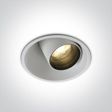 Downlight wpuszczany The Recessed Cylinders 11111C/W/W 3000K 1x11W/LED 820lm IP20 od One Light