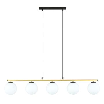 Lampa wisząca ALLORA 1254/5 5x10W/E14 IP20 od Emibig