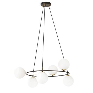 Lampa wisząca AZURA 1295/6 6x10W/E14 IP20 od Emibig