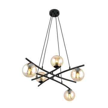 Lampa wisząca ESSA 1204/5 5x10W/E14 IP20 od Emibig