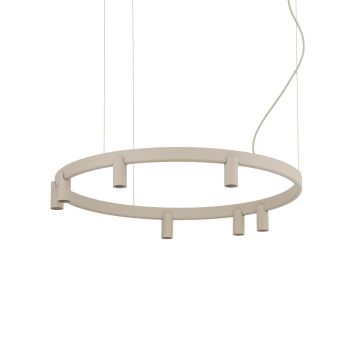 Lampa wisząca FOURTY 12284 3000K 7x10W/GU10|6x9W/LED 710lm IP20 od Nowodvorski