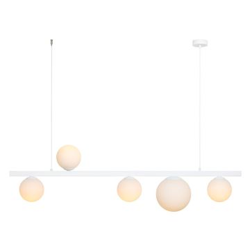 Lampa wisząca GARDA 5 1099F 4x10W/E14+1x15W/E27 od Aldex