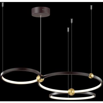 Lampa wisząca Aurora LA111/P_50_3k_black 3000K 3x63W/LED 4440lm IP20 od Altavola Design