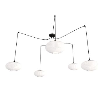 Lampa wisząca ORIGO 1374/5 5x15W/E27 IP20 od Emibig