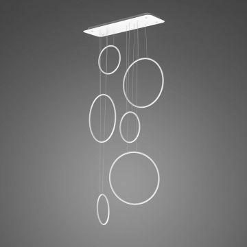 Lampa wisząca Ledowe okręgi LA076/P_90_in_4k_white_dimm 4000K 6x130W/LED 7800lm IP44 od Altavola Design