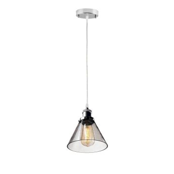 Lampa wisząca NEW YORK LOFT LA034/P_smoky_chrom 1x40W/E27 IP20 od Altavola Design