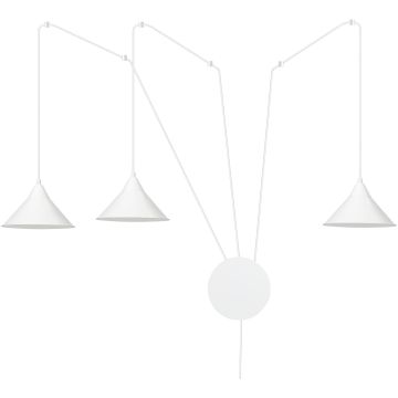 Lampa wisząca ABRAMO 3 WHITE 159/3 3x60W/E27 IP20 od Emibig