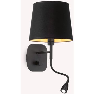 Kinkiet NORDIK 158242 1x40W/E14+1x1.5W/LED ip20 od Ideal Lux