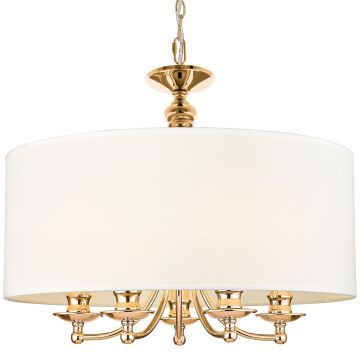 Lampa wisząca ABU DHABI P05896AU-WH 5x40W/E14 od Cosmolight