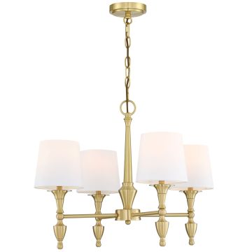 Żyrandol AUSTIN P04159BR-WH 4x40W/E27 IP20 od Cosmolight