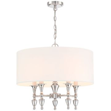 Żyrandol AUSTIN P05173NI-WH 5x40W/E14 IP20 od Cosmolight