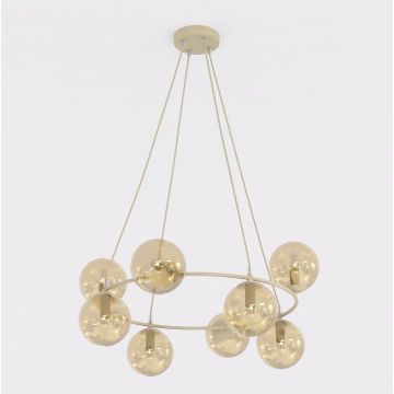 Lampa wisząca AZURA 1638/8 8x10W/E14 IP20 od Emibig
