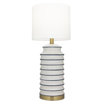 Lampa stołowa COASTAL T01026BR-WH 1x40W/E27 IP20 od Cosmolight