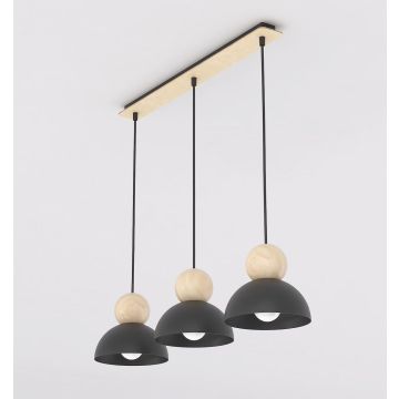 Lampa wisząca KAKI 1676/3 3x15W/E27 IP20 od Emibig