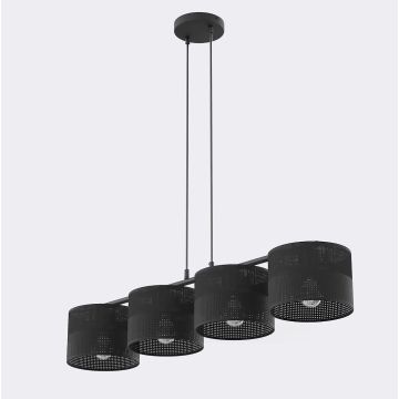 Lampa wisząca KARBON 1651/4 4x15W/E27 IP20 od Emibig