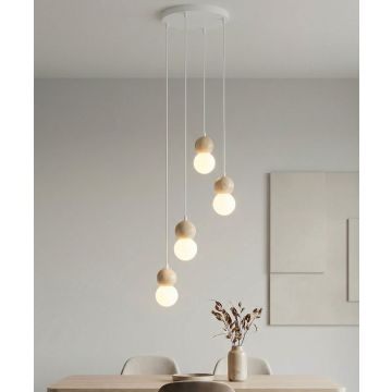 Lampa wisząca LOOP 1674/4 4x8W/G9 IP20 od Emibig