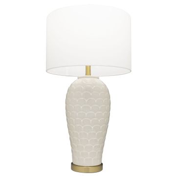 Lampa stołowa MURCIA T01033BR-WH 1x40W/E27 IP20 od Cosmolight