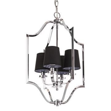 Żyrandol NEW YORK 1 P04380CH-BK 4x40W/E14 IP20 od Cosmolight