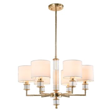 Lampa sufitowa SUTTON P06385AU-WH 6x40W/E14 ip20 od Cosmolight