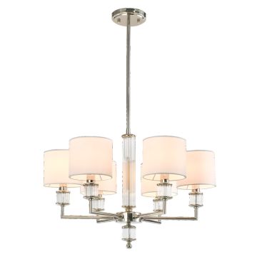 Lampa sufitowa SUTTON P06446NI-WH 6x40W/E14 ip20 od Cosmolight