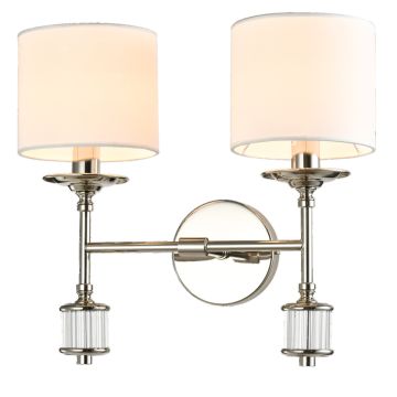 Kinkiet SUTTON W02477NI-WH 2x25W/E14 ip20 od Cosmolight