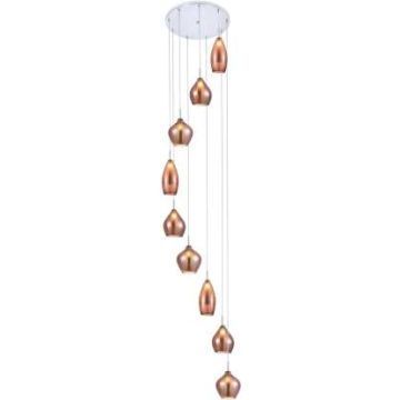 Lampa wisząca AMBER MILANO 9 AZ3134 9x40W/G9 od AZzardo