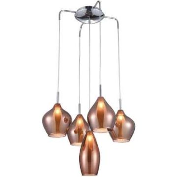 Lampa wisząca AMBER MILANO 5 AZ3172 5x40W/G9 od AZzardo