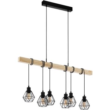 Lampa wisząca TOWNSHEND 5 43133 6x60W/E27 od Eglo